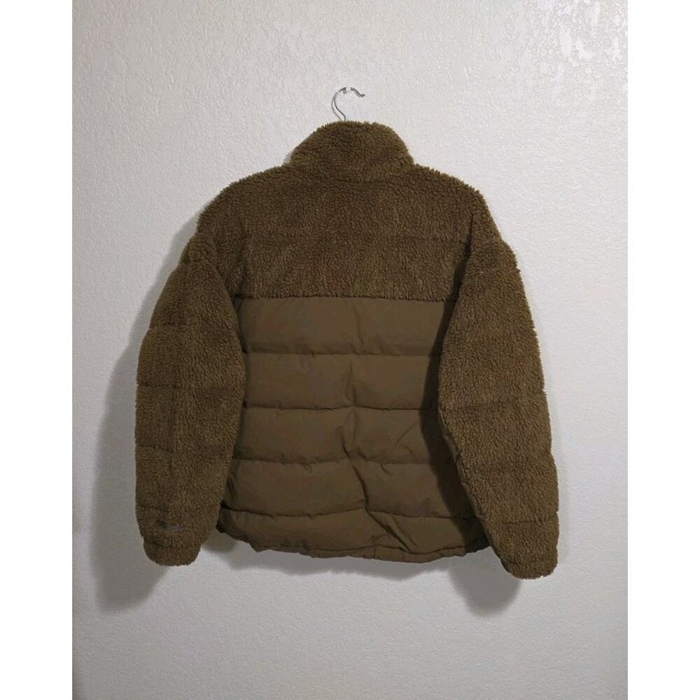 Eddie Bauer Jacket Womens Large Antique Bronze Twisp Down 650 Fill Sherpa Fleece - Picture 16 of 16